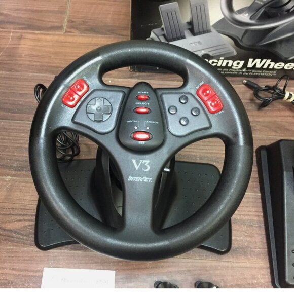 InterAct PlayStation PS1 V3 Racing Wheel + Pedals 741948011184 - Picture 11 of 12
